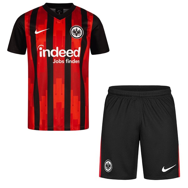 Camiseta Eintracht Frankfurt 1ª Niños 2020/21 Negro Rojo